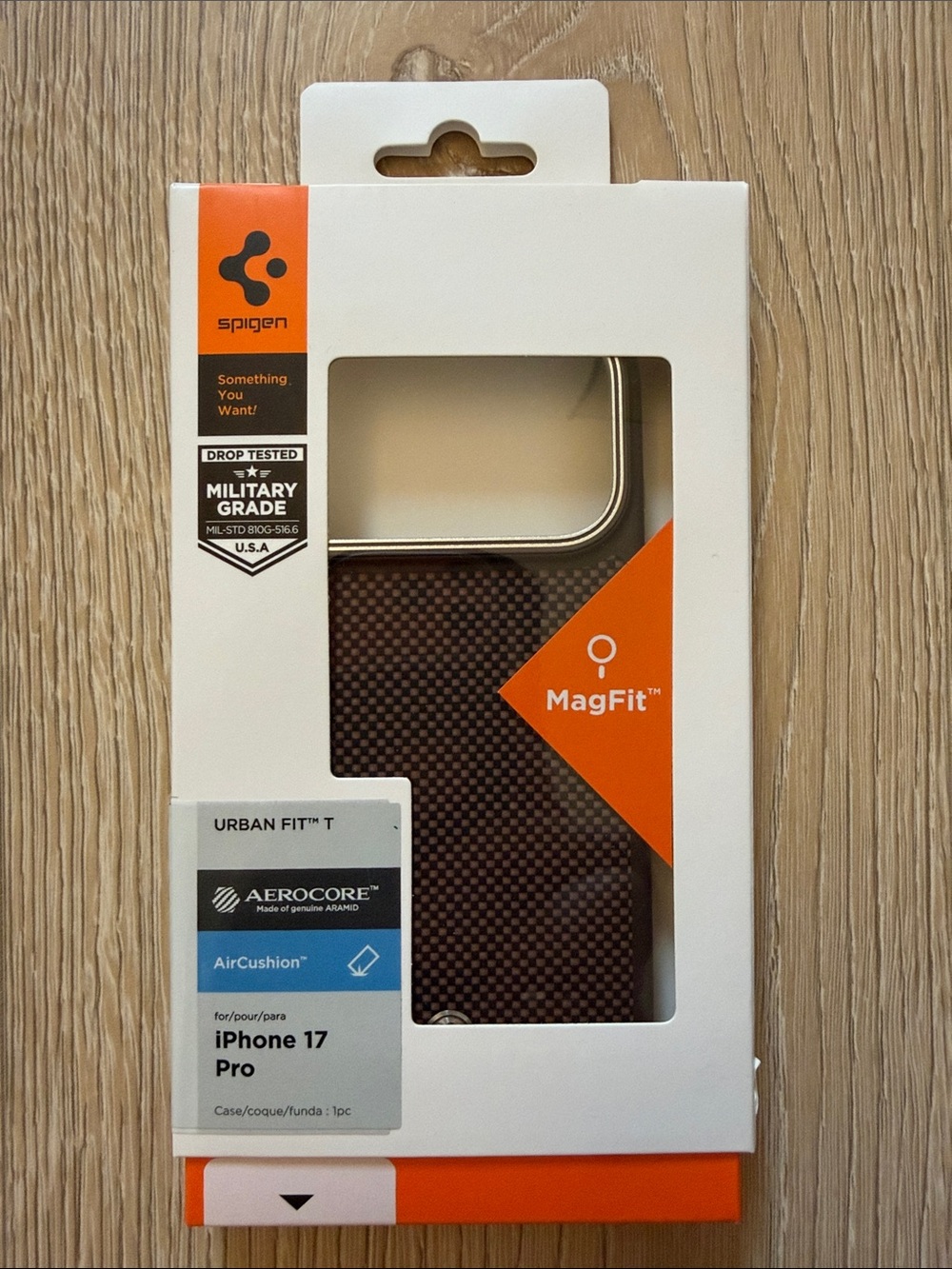 Spigen Urban Fit T MagFit Case for iPhone 17 Pro - Mocha Brown